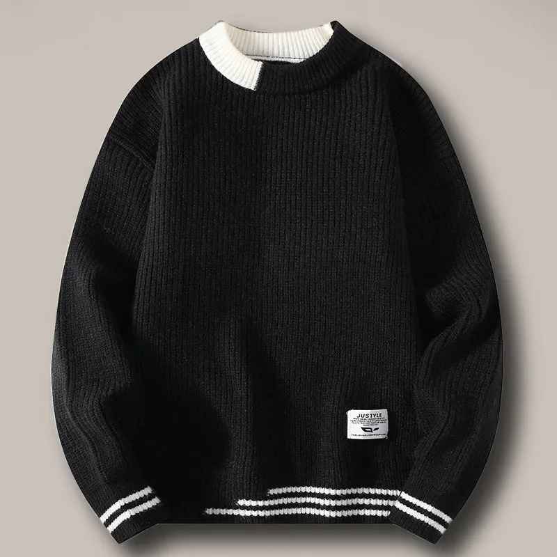Harrison Two-Tone Knit Sweater