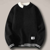 Harrison Two-Tone Knit Sweater