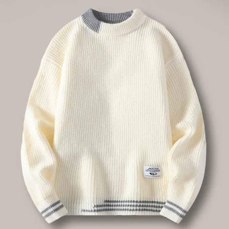 Harrison Two-Tone Knit Sweater